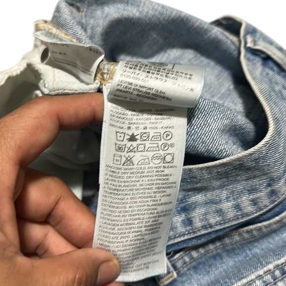 Levis’s Made Crafted The Column Pants Women's Blue Jeans High Rise Size 29/30 - Picture 13 of 14